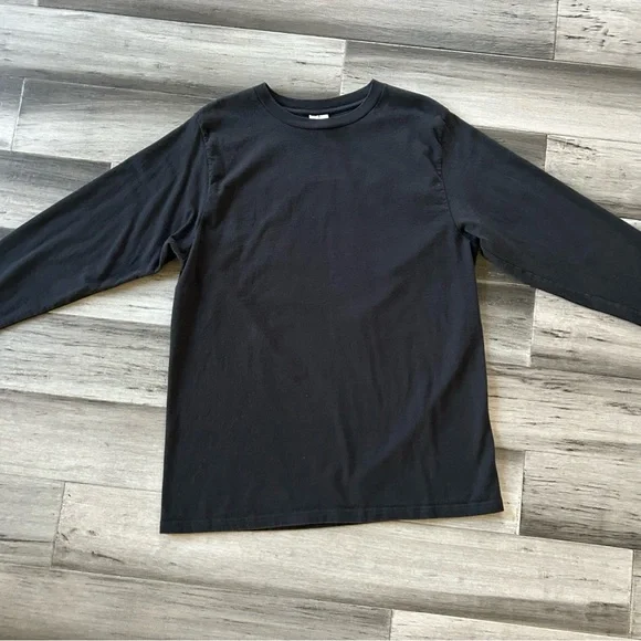 💸 5/20 Cherokee Long Sleeve Longline Black T-Shirt Oversized Tee Unisex - Picture 3 of 10